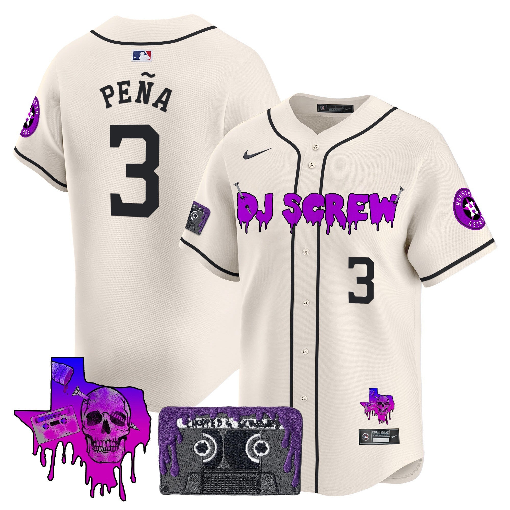 Men’s Houston DJ Screw Patch Vapor Premier Limited Jersey V2