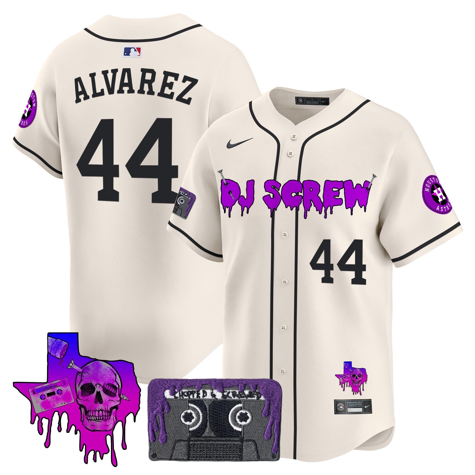 Men’s Houston DJ Screw Patch Vapor Premier Limited Jersey V2