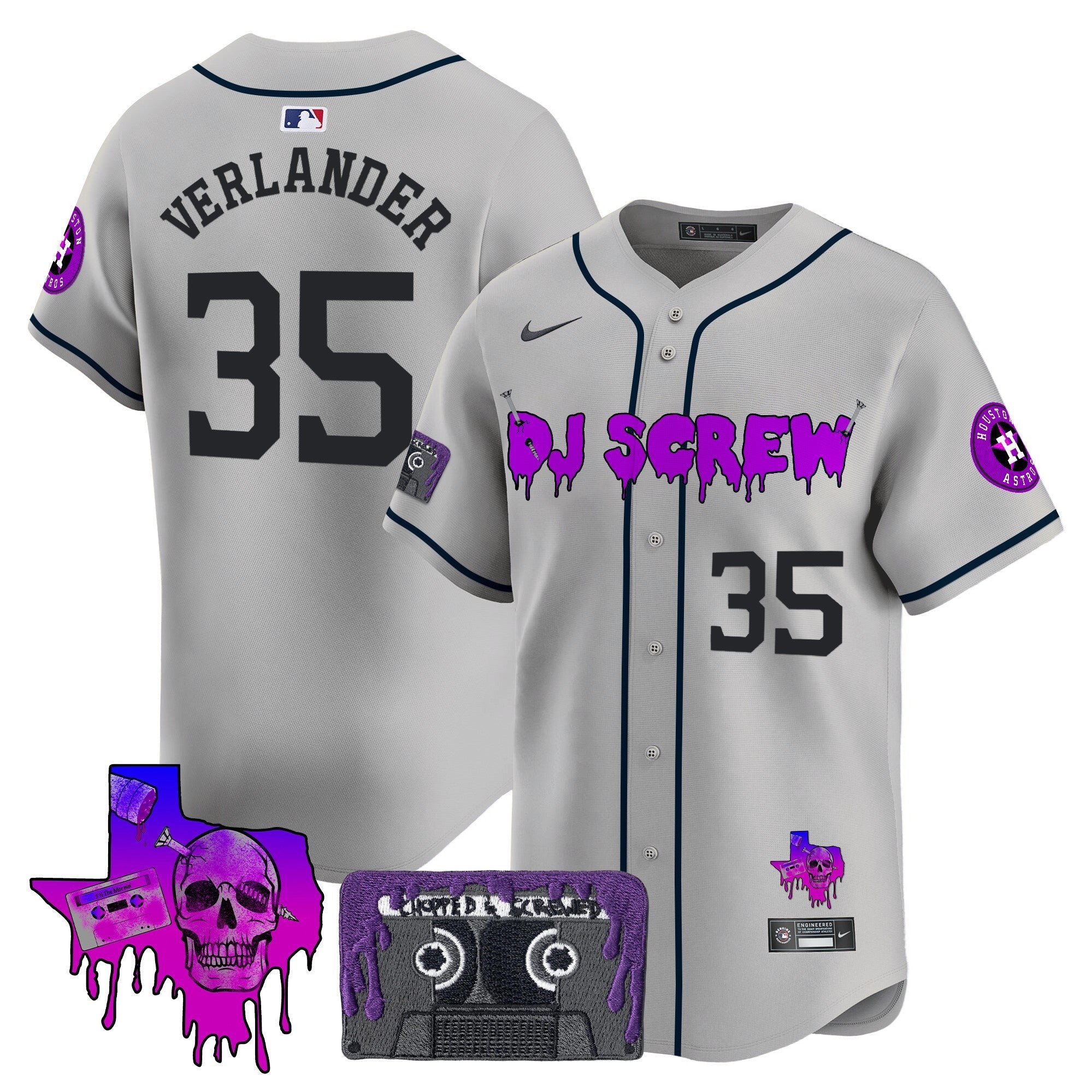 Men’s Houston DJ Screw Patch Vapor Premier Limited Jersey V2