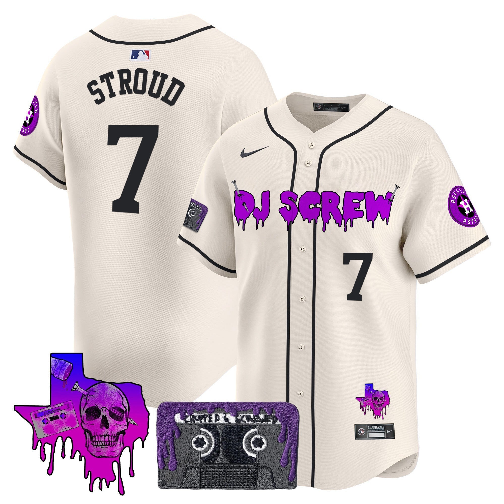 Men’s Houston DJ Screw Patch Vapor Premier Limited Jersey V2