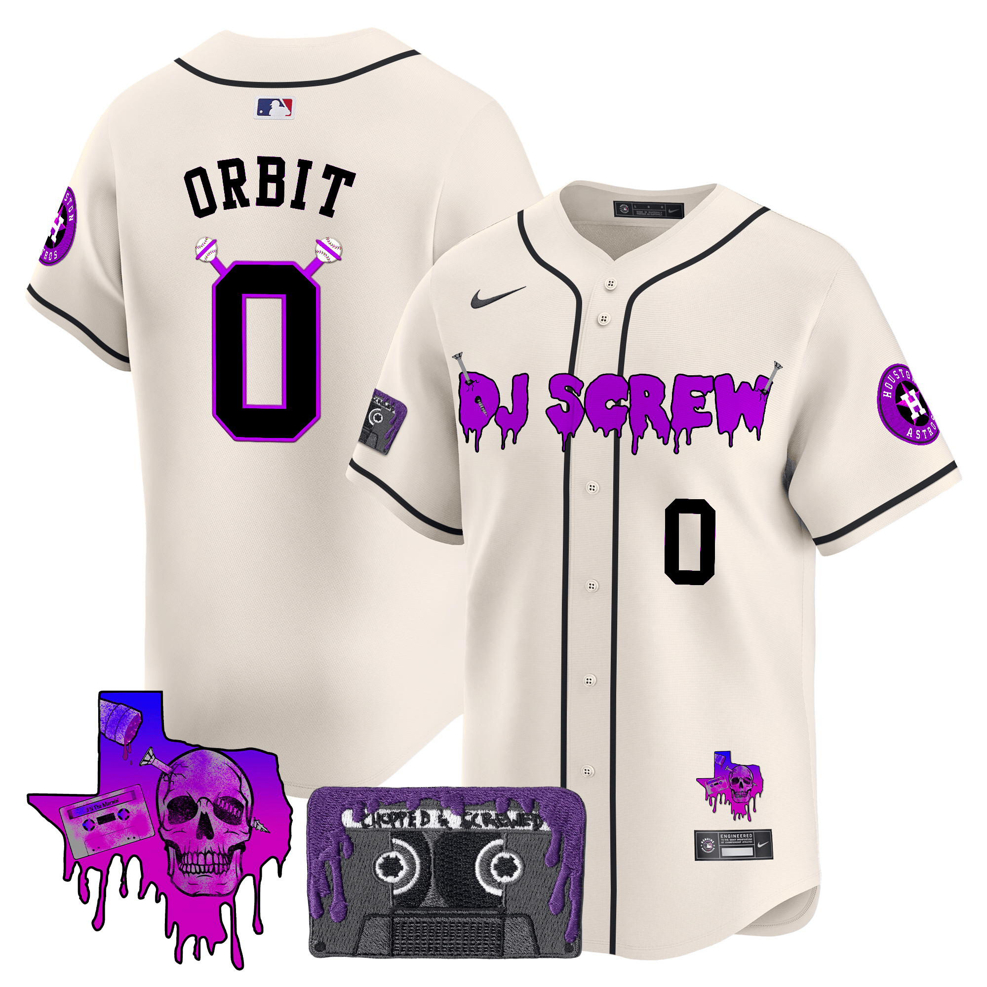 Men’s Houston DJ Screw Patch Vapor Premier Limited Jersey V2
