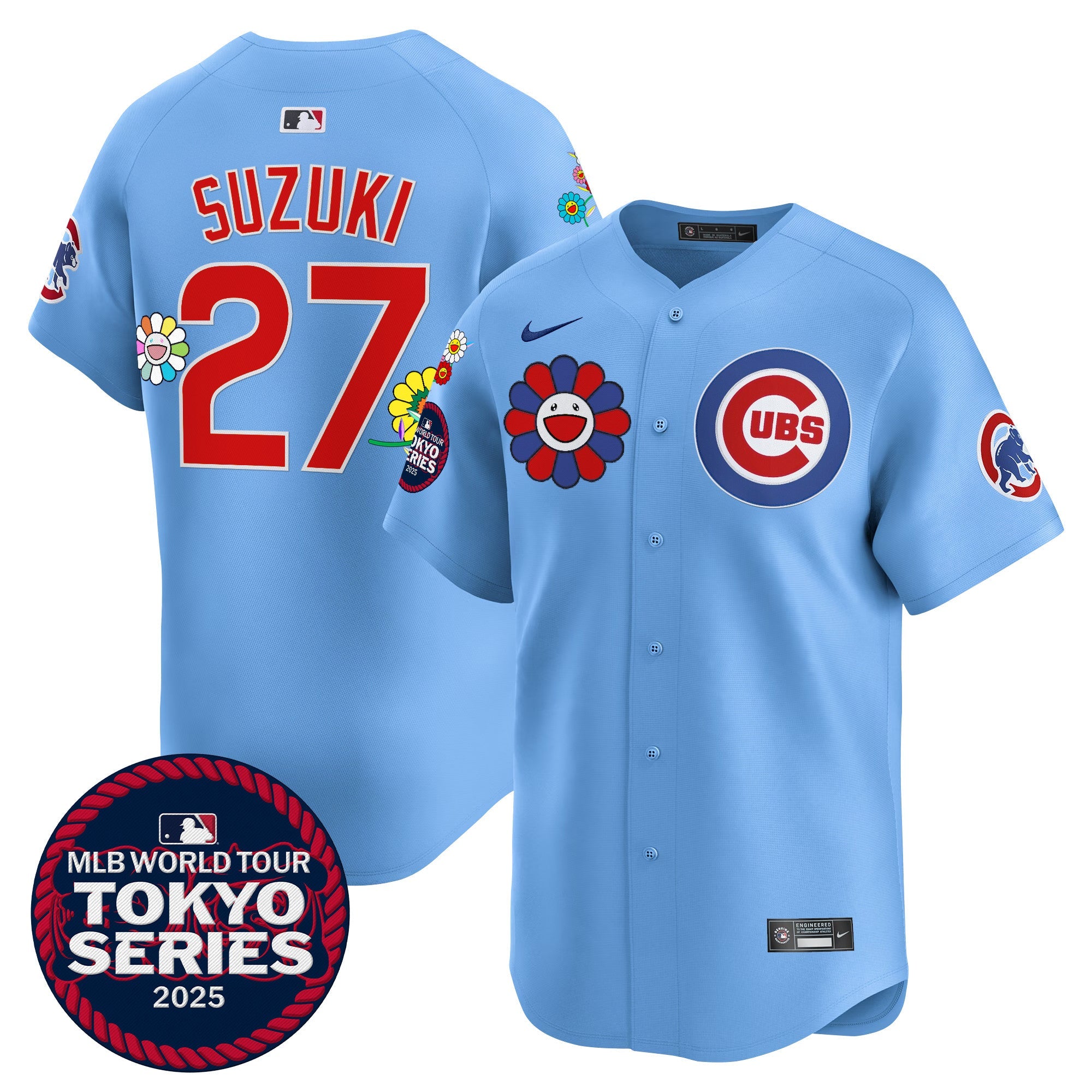 Men’s Chicago Tokyo Series 2025 Vapor Premier Limited Jersey – Stitched