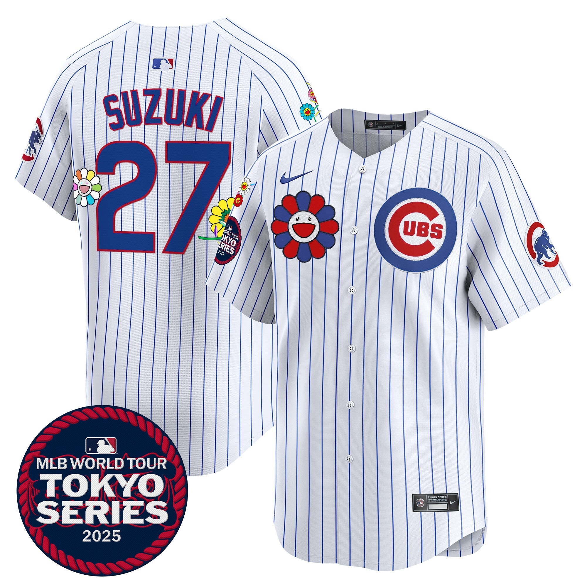 Men’s Chicago Tokyo Series 2025 Vapor Premier Limited Jersey – Stitched