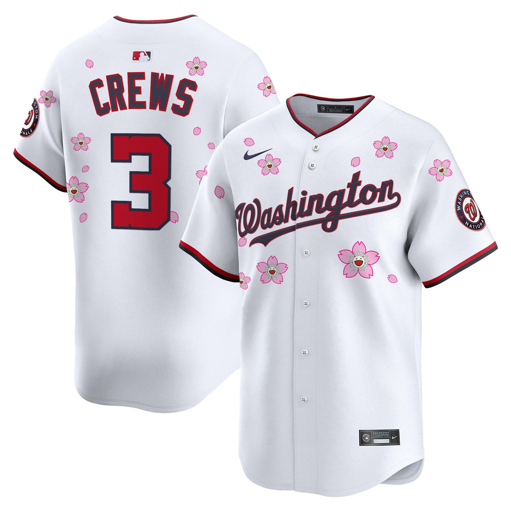 Men’s Washington Cherry Blossom Vapor Premier Limited Jersey – Stitched