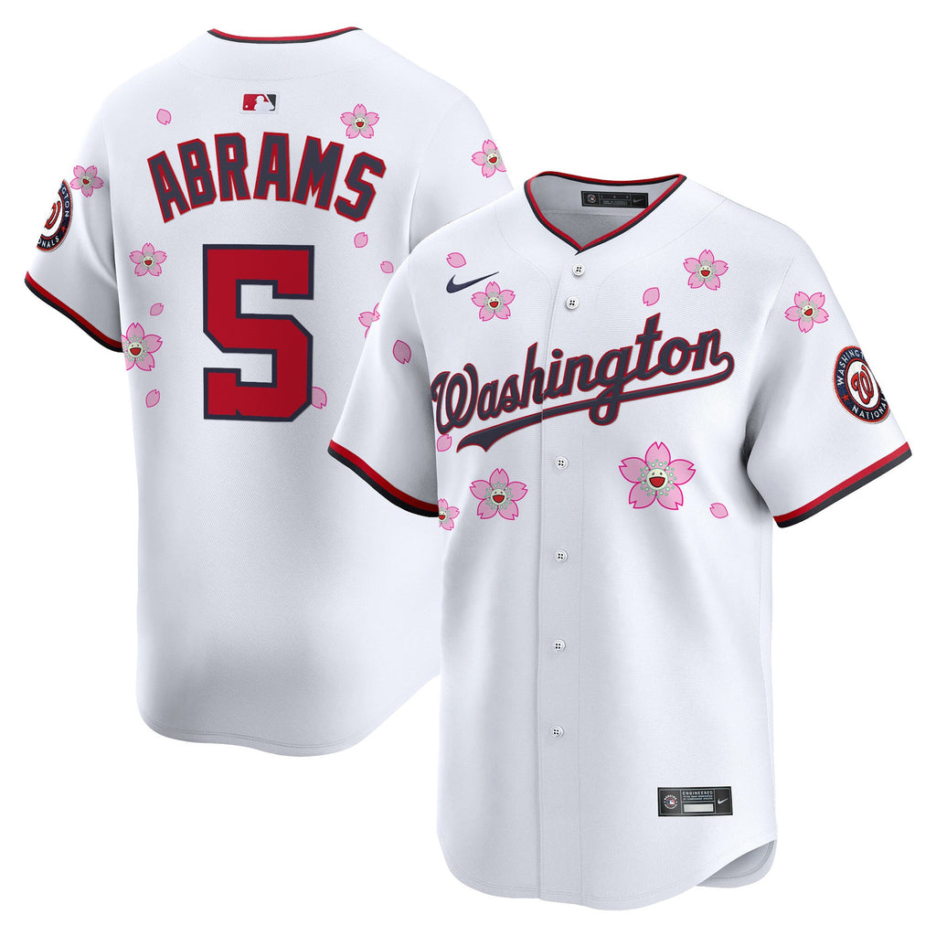 Men’s Washington Cherry Blossom Vapor Premier Limited Jersey – Stitched