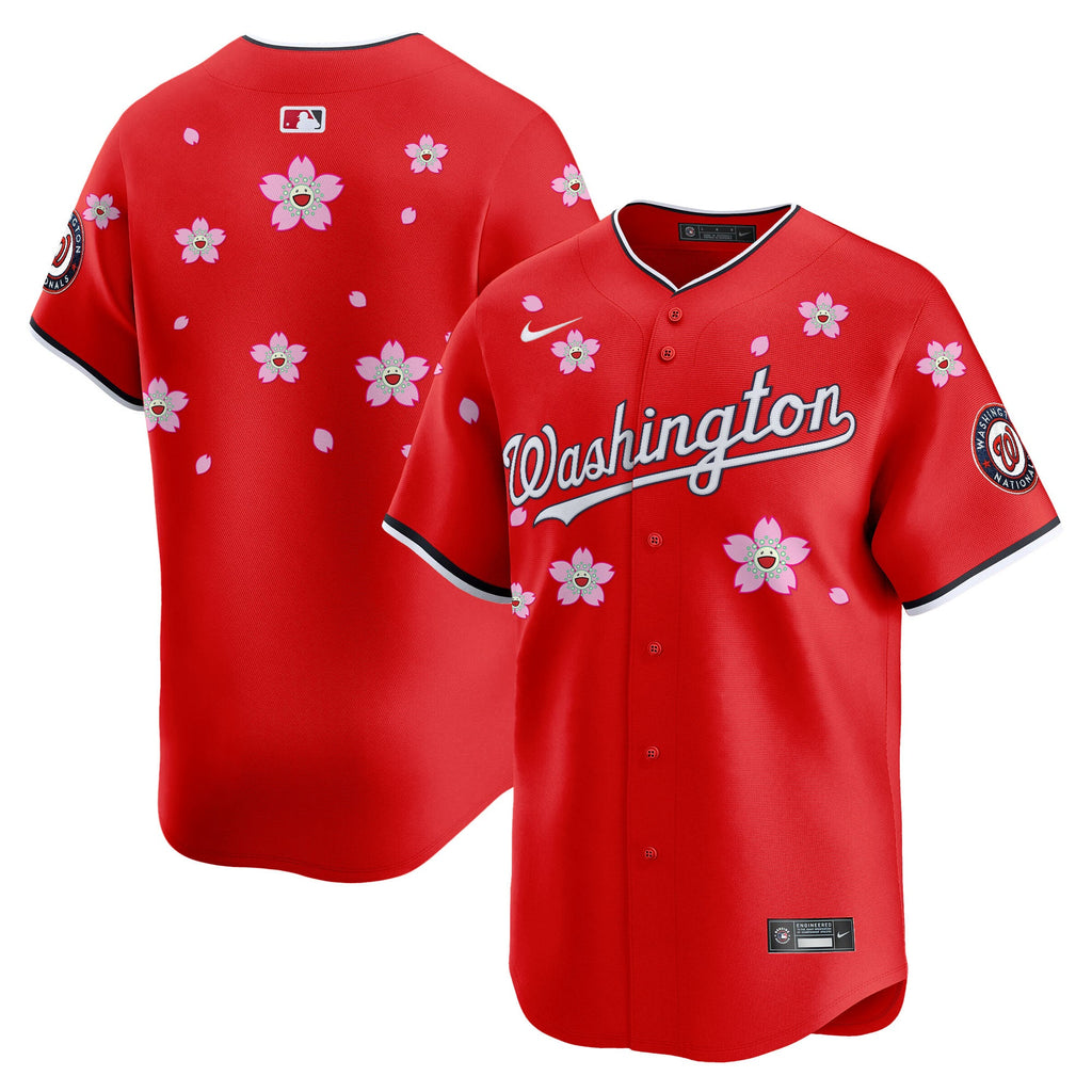Men’s Washington Cherry Blossom Vapor Premier Limited Jersey – Stitched