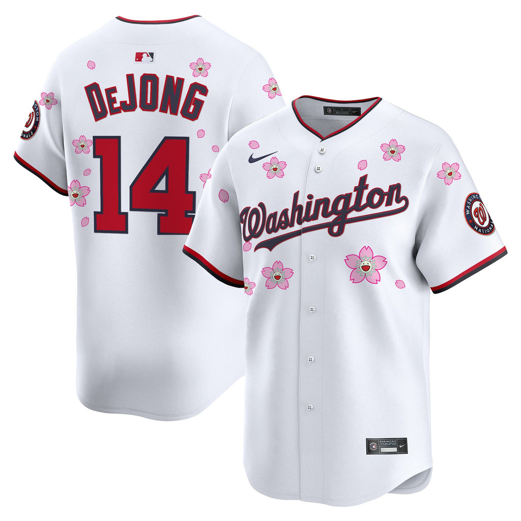 Men’s Washington Cherry Blossom Vapor Premier Limited Jersey – Stitched