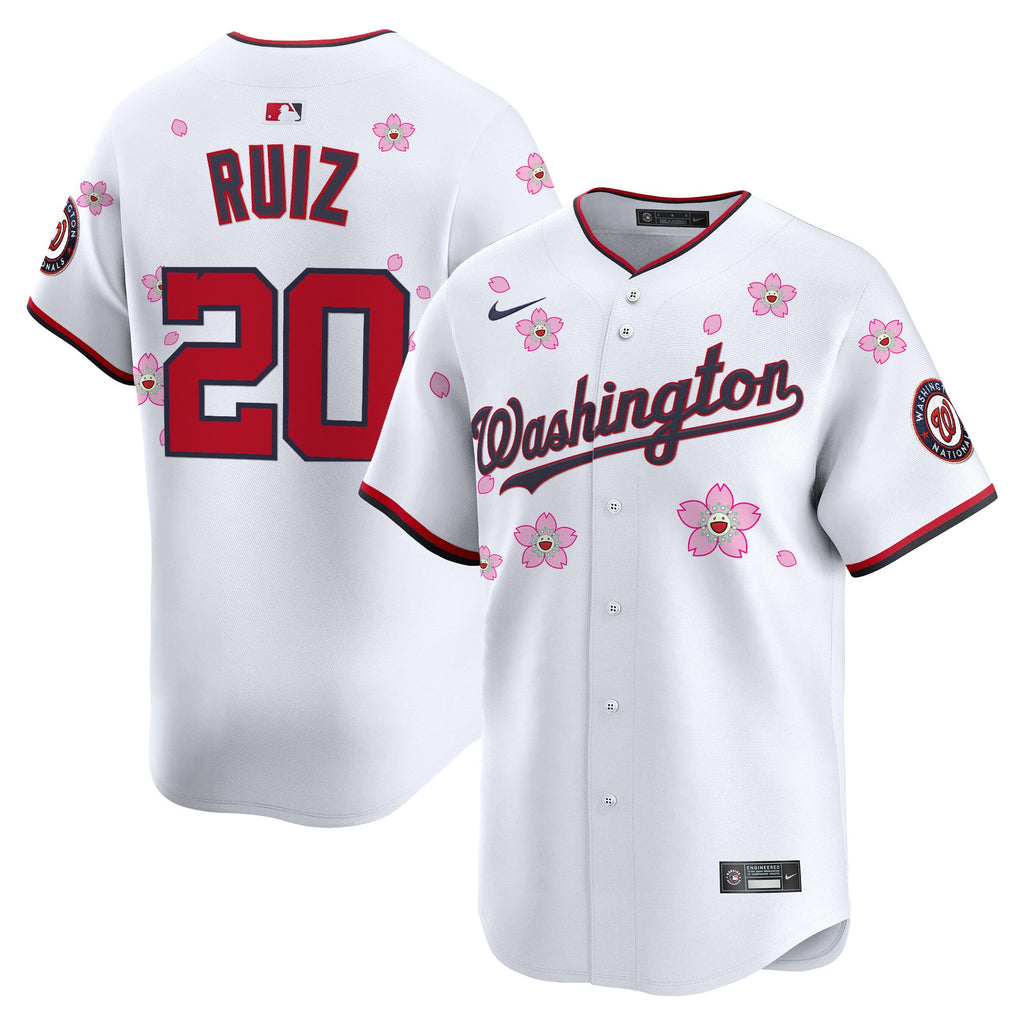 Men’s Washington Cherry Blossom Vapor Premier Limited Jersey – Stitched
