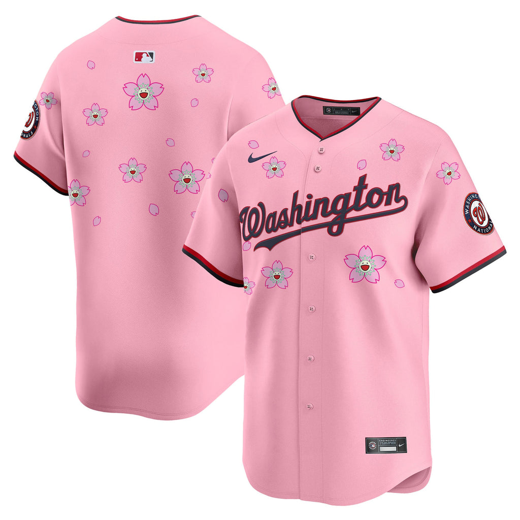 Men’s Washington Cherry Blossom Vapor Premier Limited Jersey – Stitched