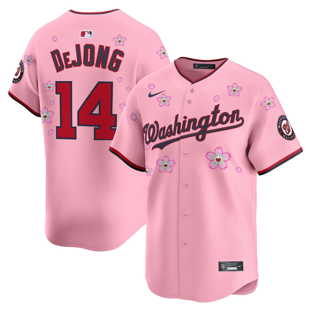 Men’s Washington Cherry Blossom Vapor Premier Limited Jersey – Stitched
