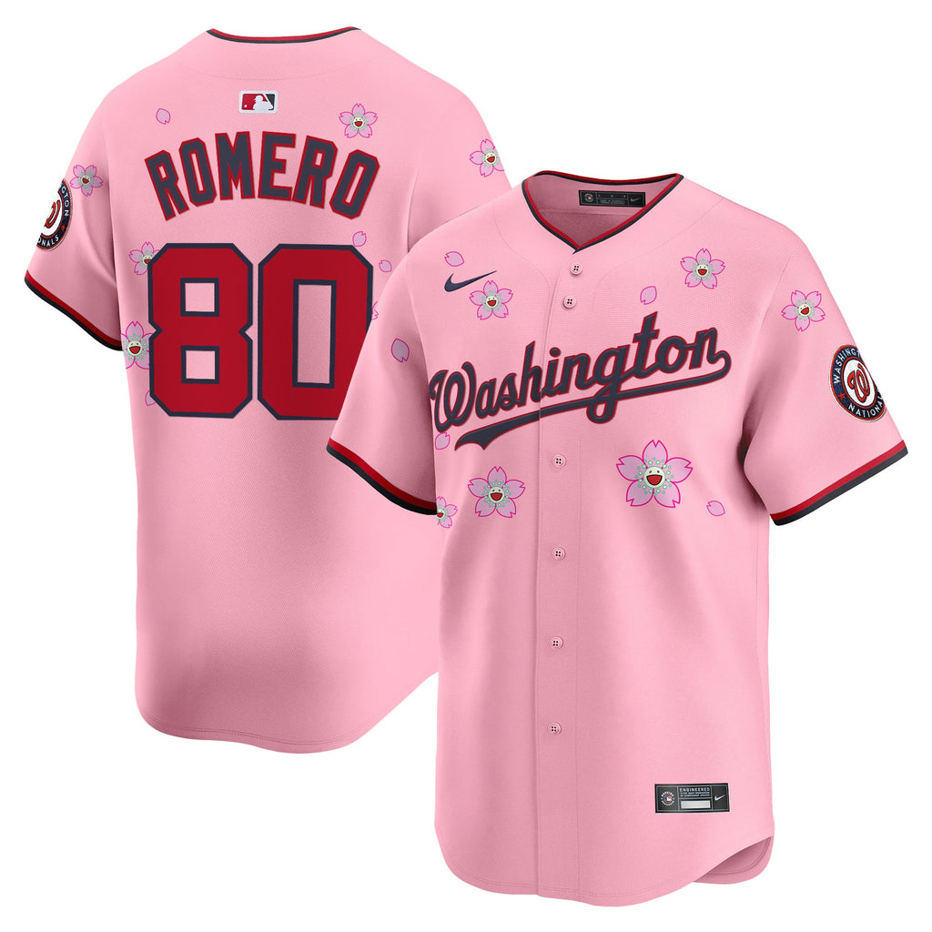 Men’s Washington Cherry Blossom Vapor Premier Limited Jersey – Stitched