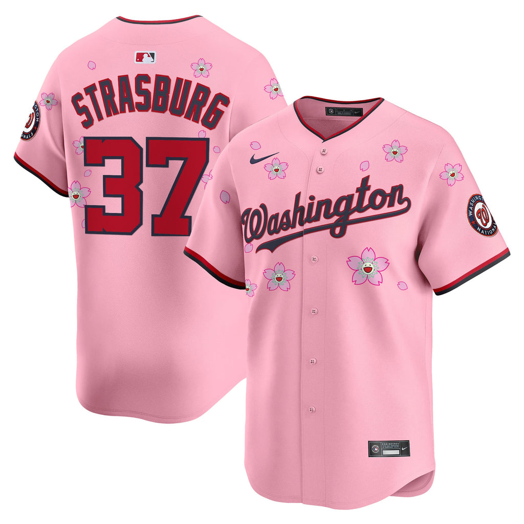Men’s Washington Cherry Blossom Vapor Premier Limited Jersey – Stitched