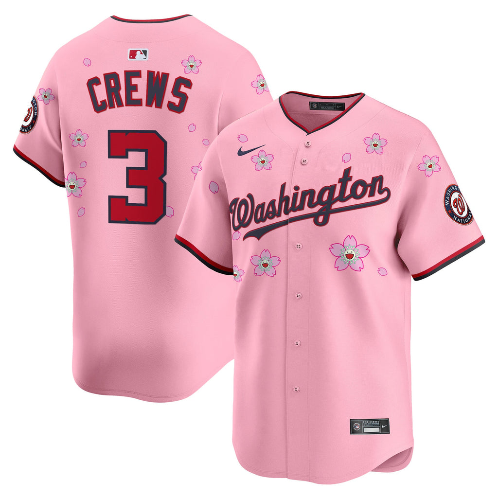 Men’s Washington Cherry Blossom Vapor Premier Limited Jersey – Stitched