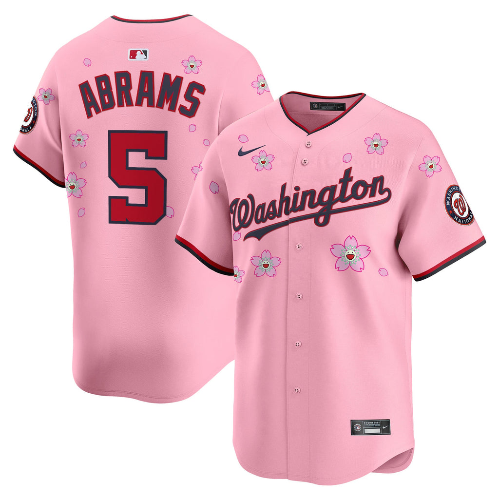 Men’s Washington Cherry Blossom Vapor Premier Limited Jersey – Stitched