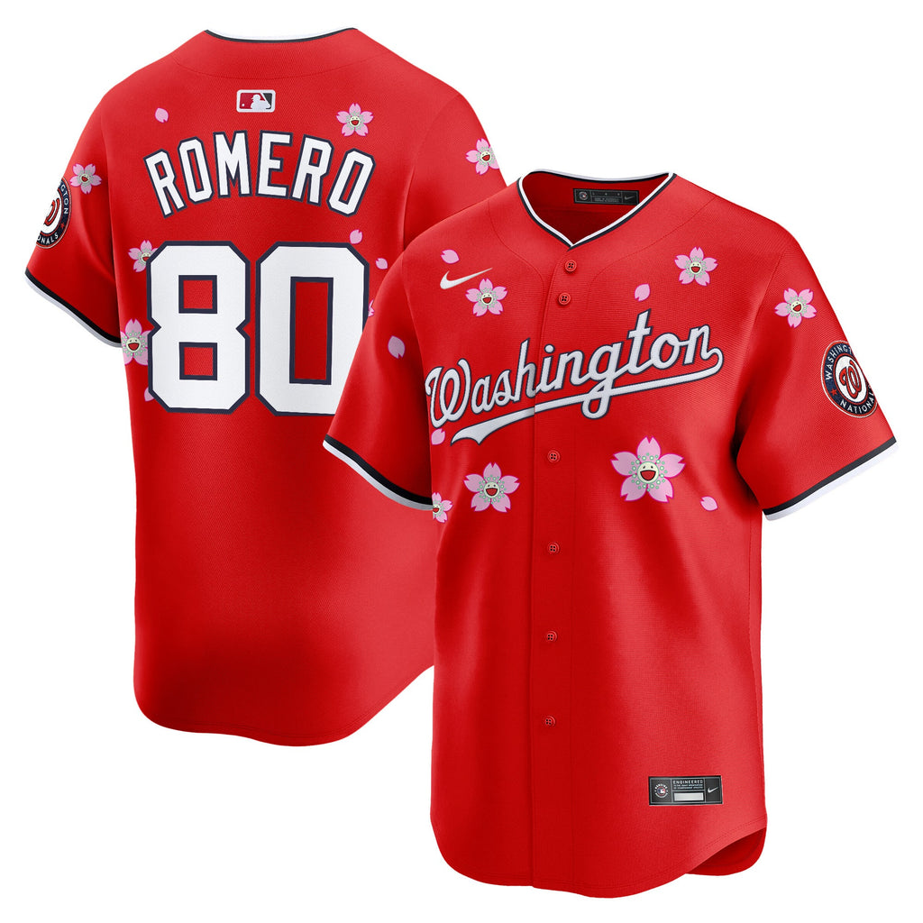 Men’s Washington Cherry Blossom Vapor Premier Limited Jersey – Stitched