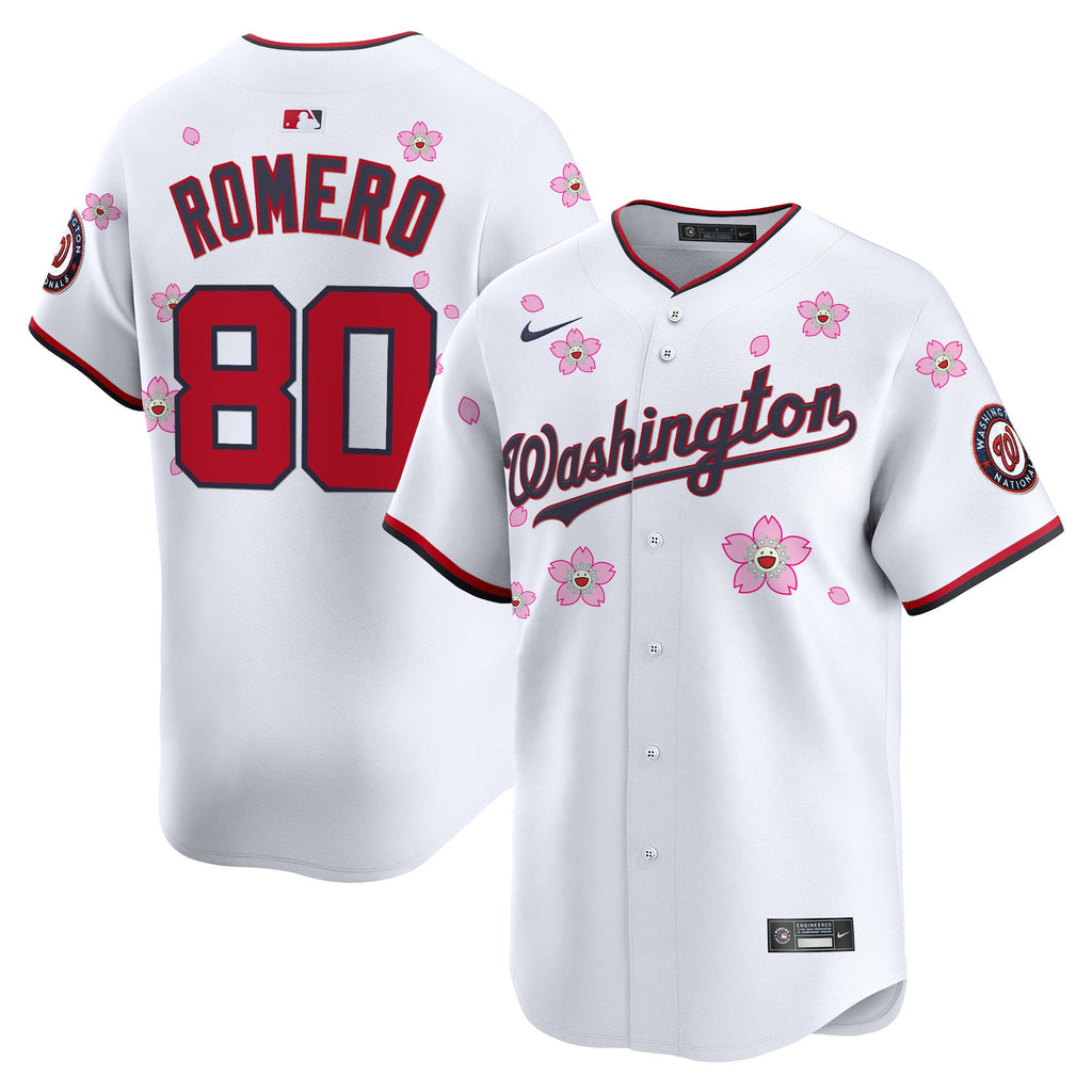 Men’s Washington Cherry Blossom Vapor Premier Limited Jersey – Stitched