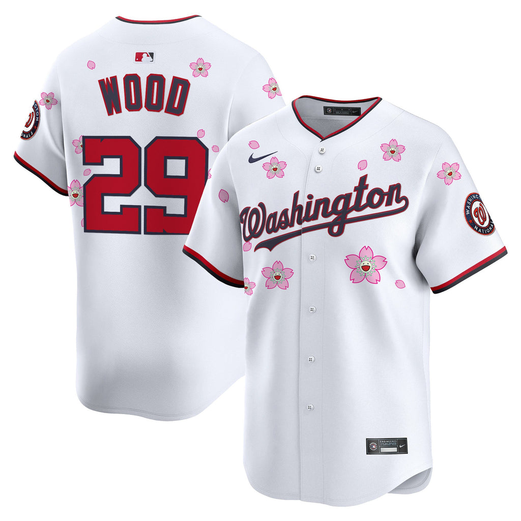 Men’s Washington Cherry Blossom Vapor Premier Limited Jersey – Stitched