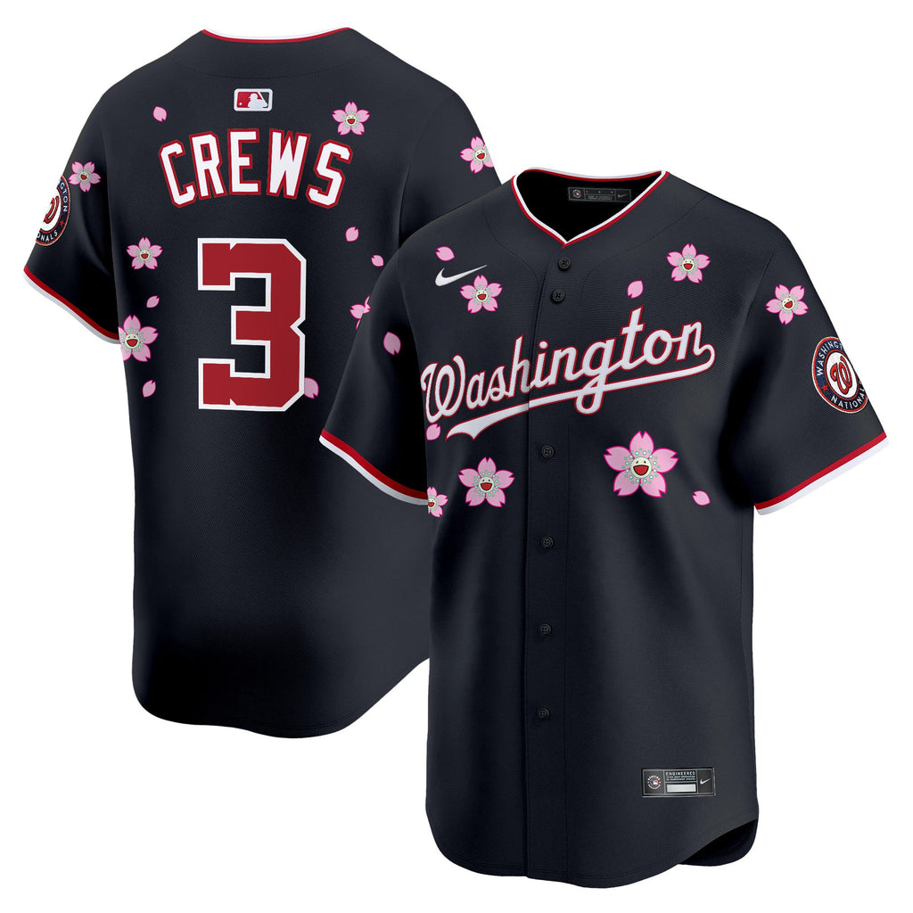 Men’s Washington Cherry Blossom Vapor Premier Limited Jersey – Stitched