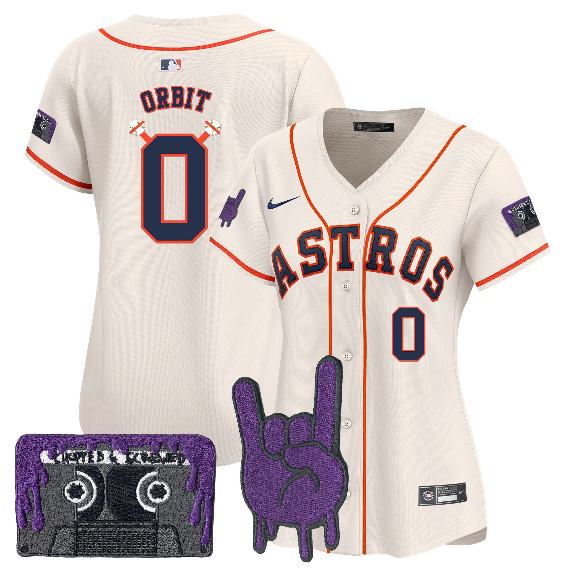 Women’s Houston DJ Screw Patch Vapor Premier Limited Jersey