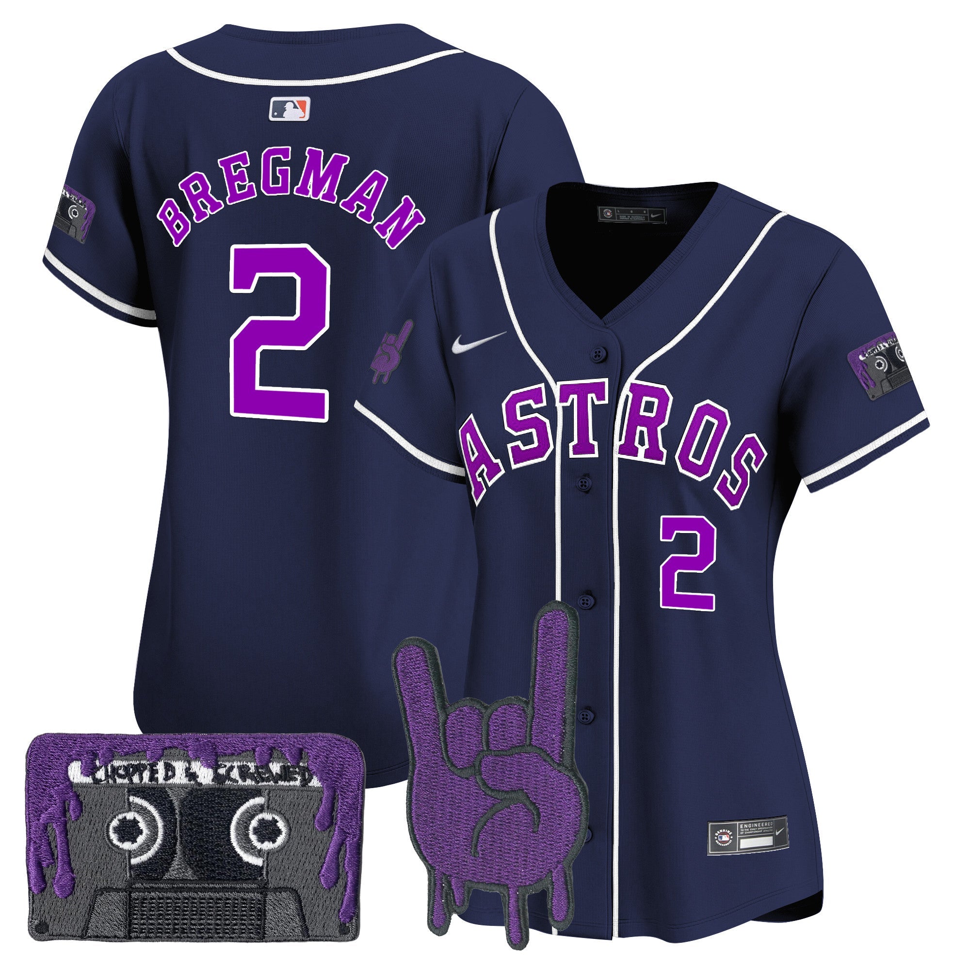 Women’s Houston DJ Screw Patch Vapor Premier Limited Jersey
