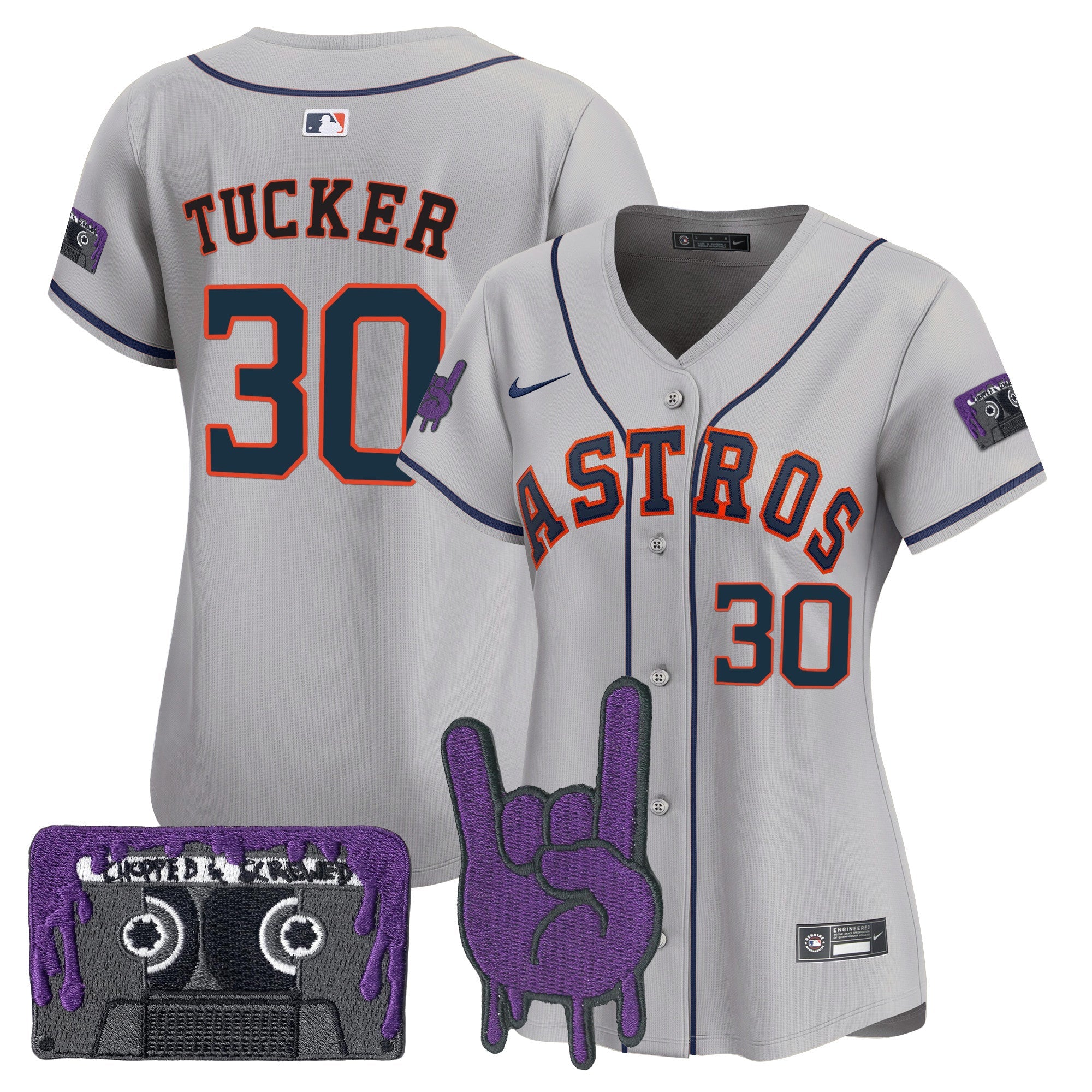 Women’s Houston DJ Screw Patch Vapor Premier Limited Jersey