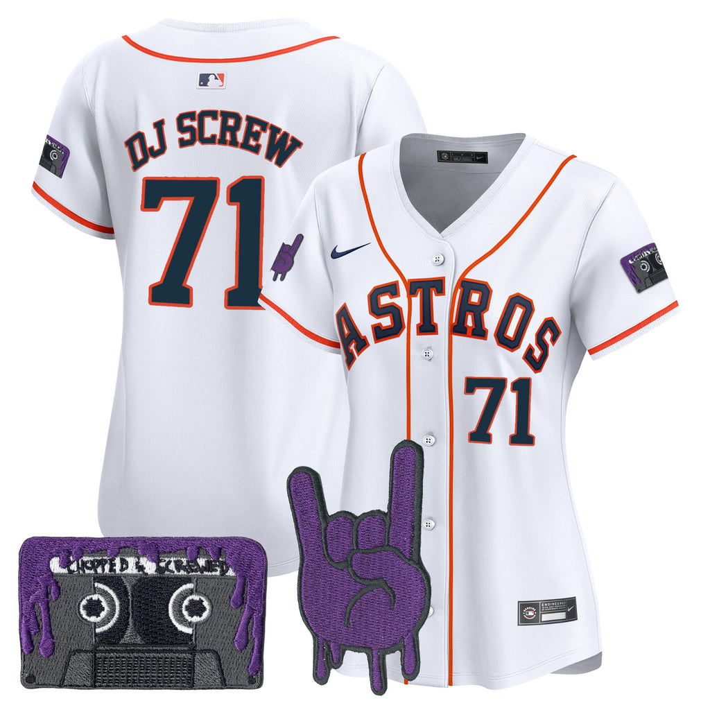 Women’s Houston DJ Screw Patch Vapor Premier Limited Jersey