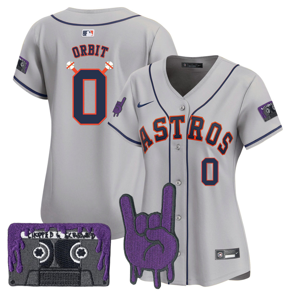Women’s Houston DJ Screw Patch Vapor Premier Limited Jersey