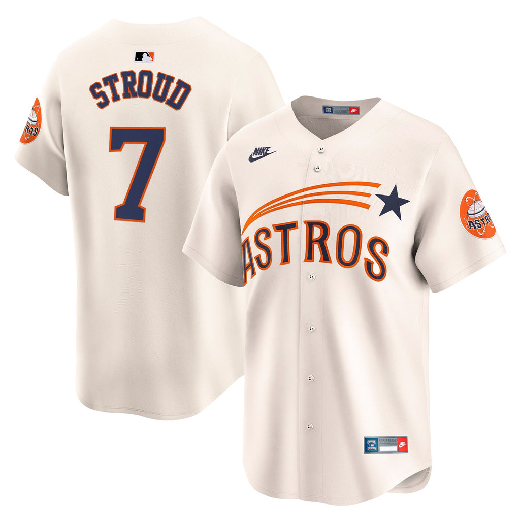 Men’s Houston Throwback Cooperstown Vapor Premier Limited Jersey