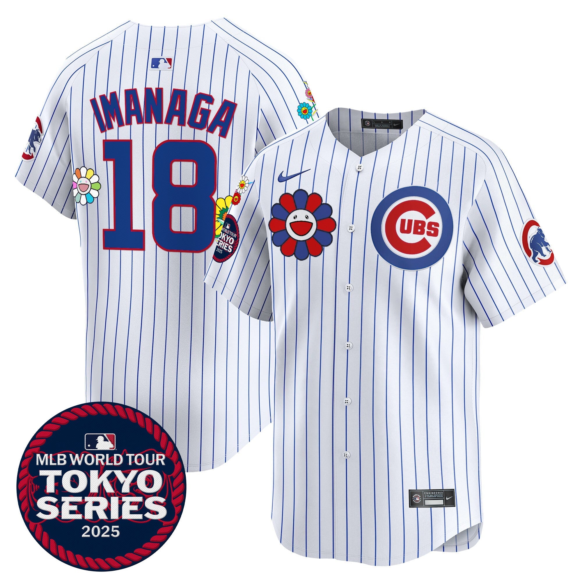 Men’s Chicago Tokyo Series 2025 Vapor Premier Limited Jersey – Stitched