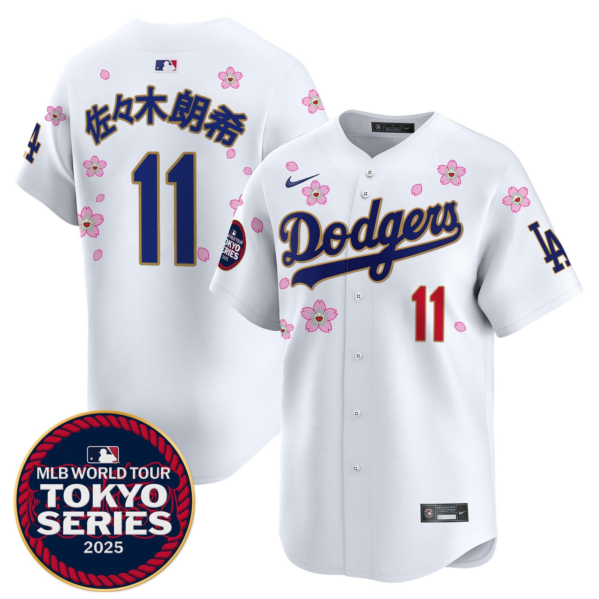 Men’s Tokyo Series 2025 Gold Trim Vapor Premier Limited Jersey – Stitched