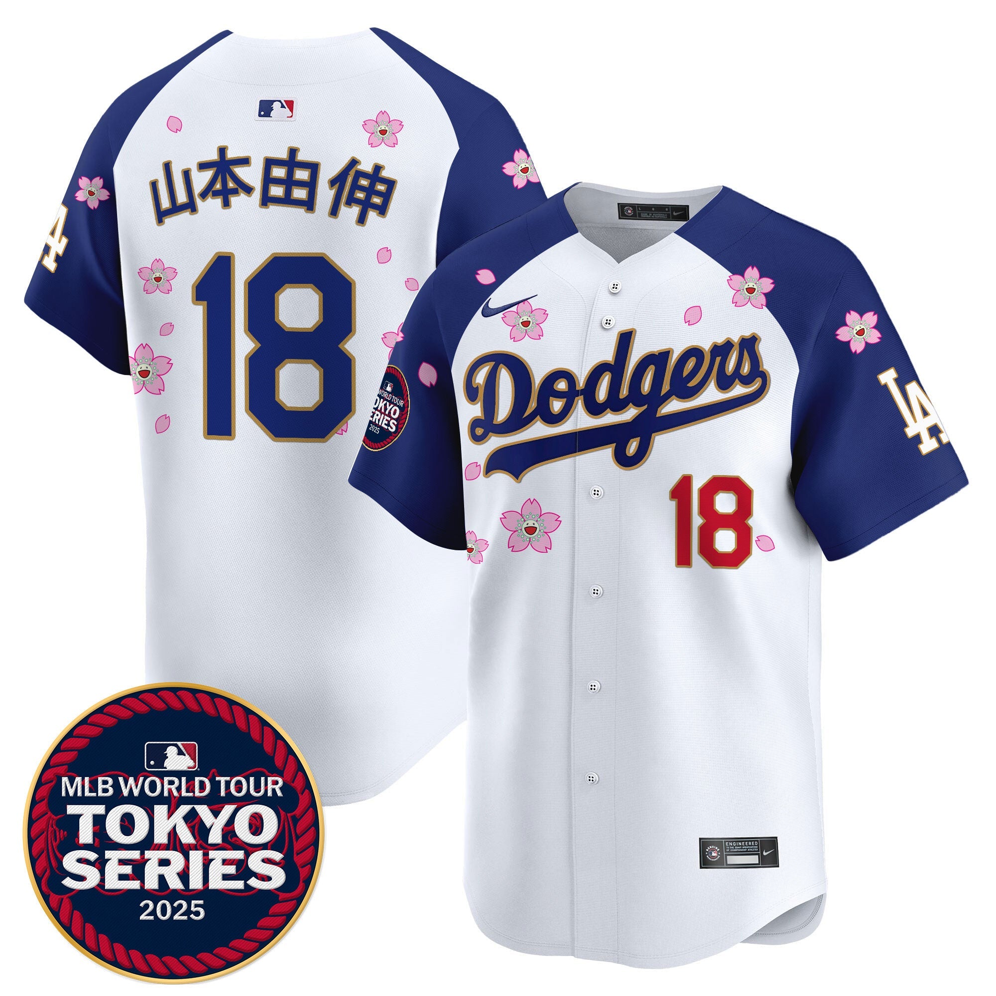 Men’s Tokyo Series 2025 Gold Trim Vapor Premier Limited Jersey – Stitched