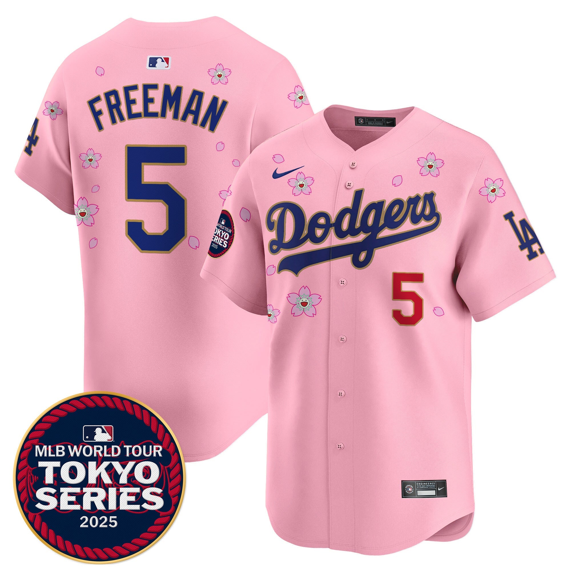 Men’s Tokyo Series 2025 Gold Trim Vapor Premier Limited Jersey – Stitched