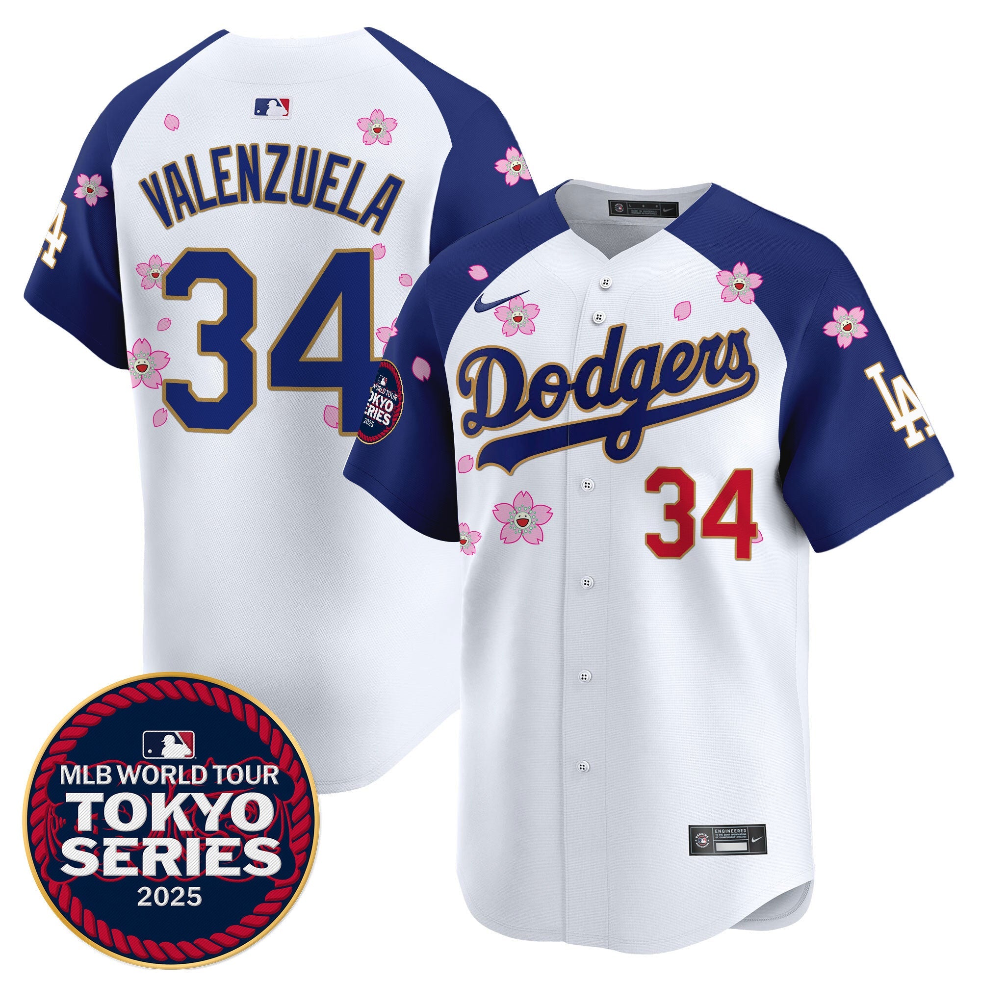 Men’s Tokyo Series 2025 Gold Trim Vapor Premier Limited Jersey – Stitched