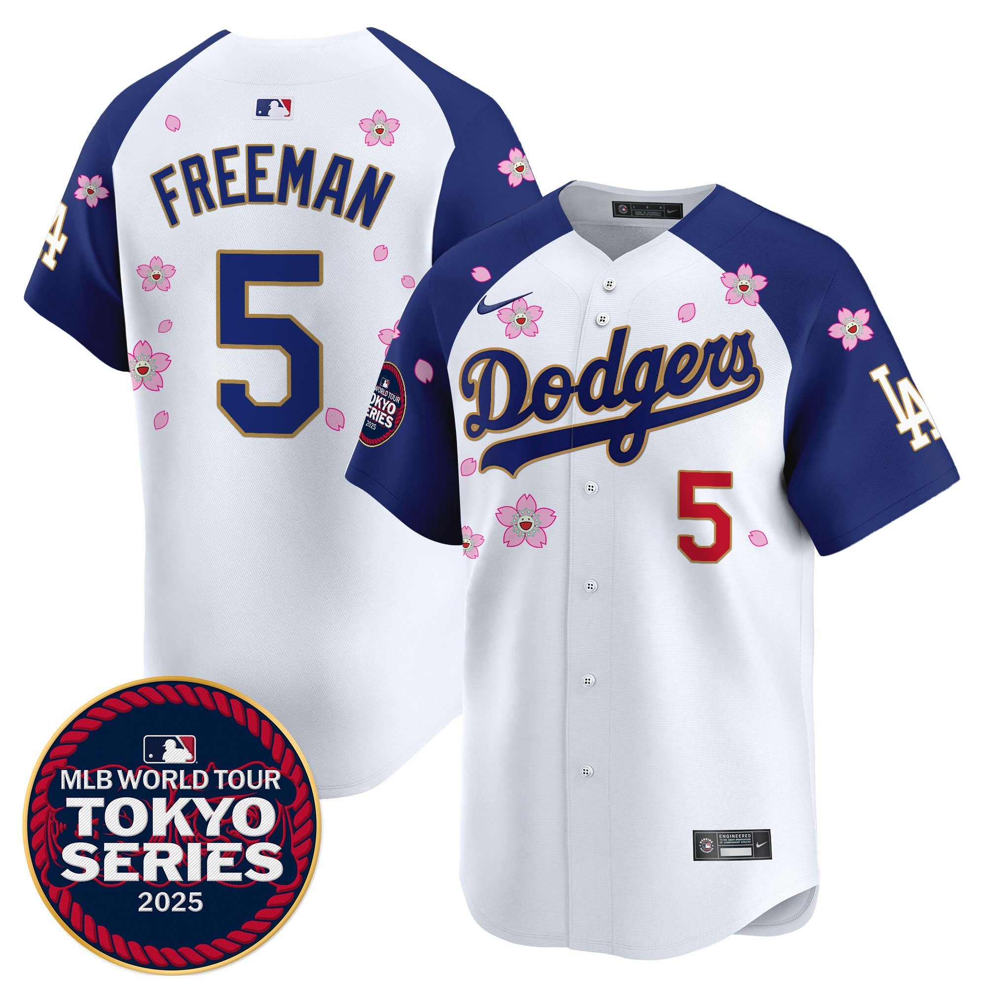Men’s Tokyo Series 2025 Gold Trim Vapor Premier Limited Jersey – Stitched