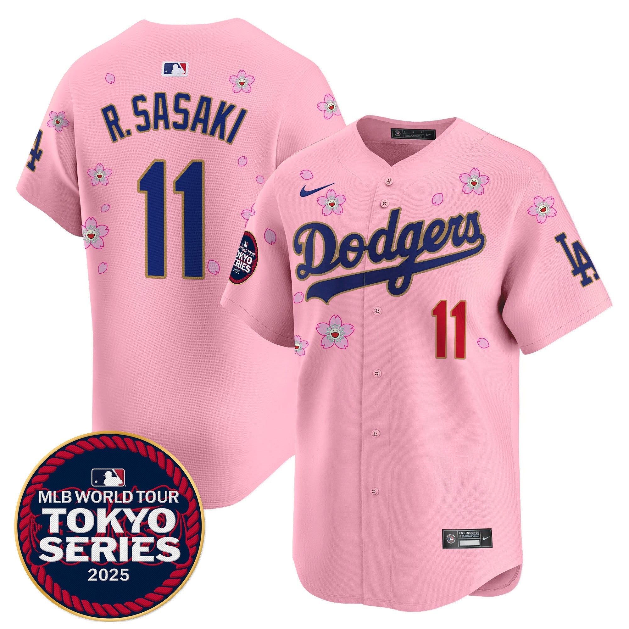 Men’s Tokyo Series 2025 Gold Trim Vapor Premier Limited Jersey – Stitched