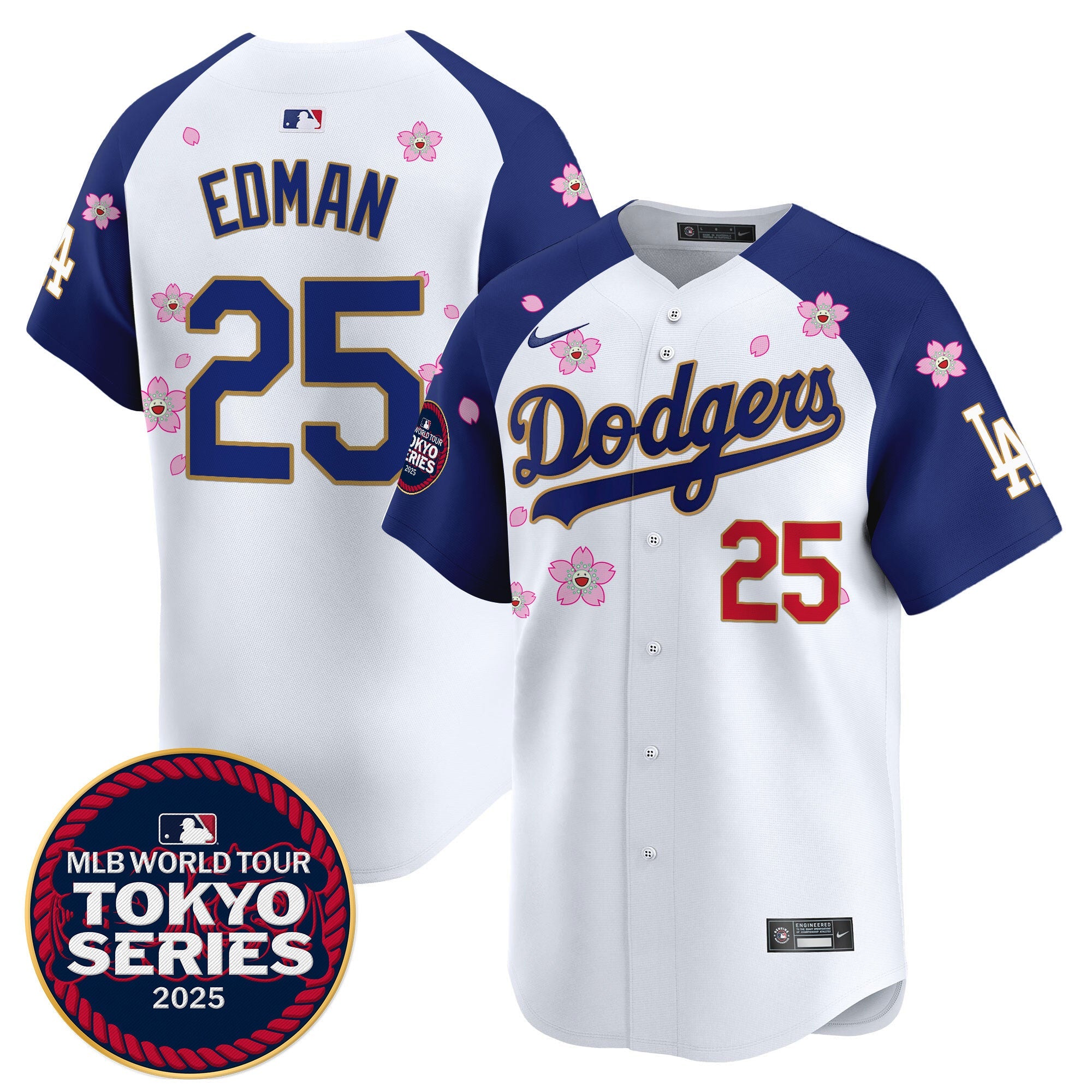 Men’s Tokyo Series 2025 Gold Trim Vapor Premier Limited Jersey – Stitched