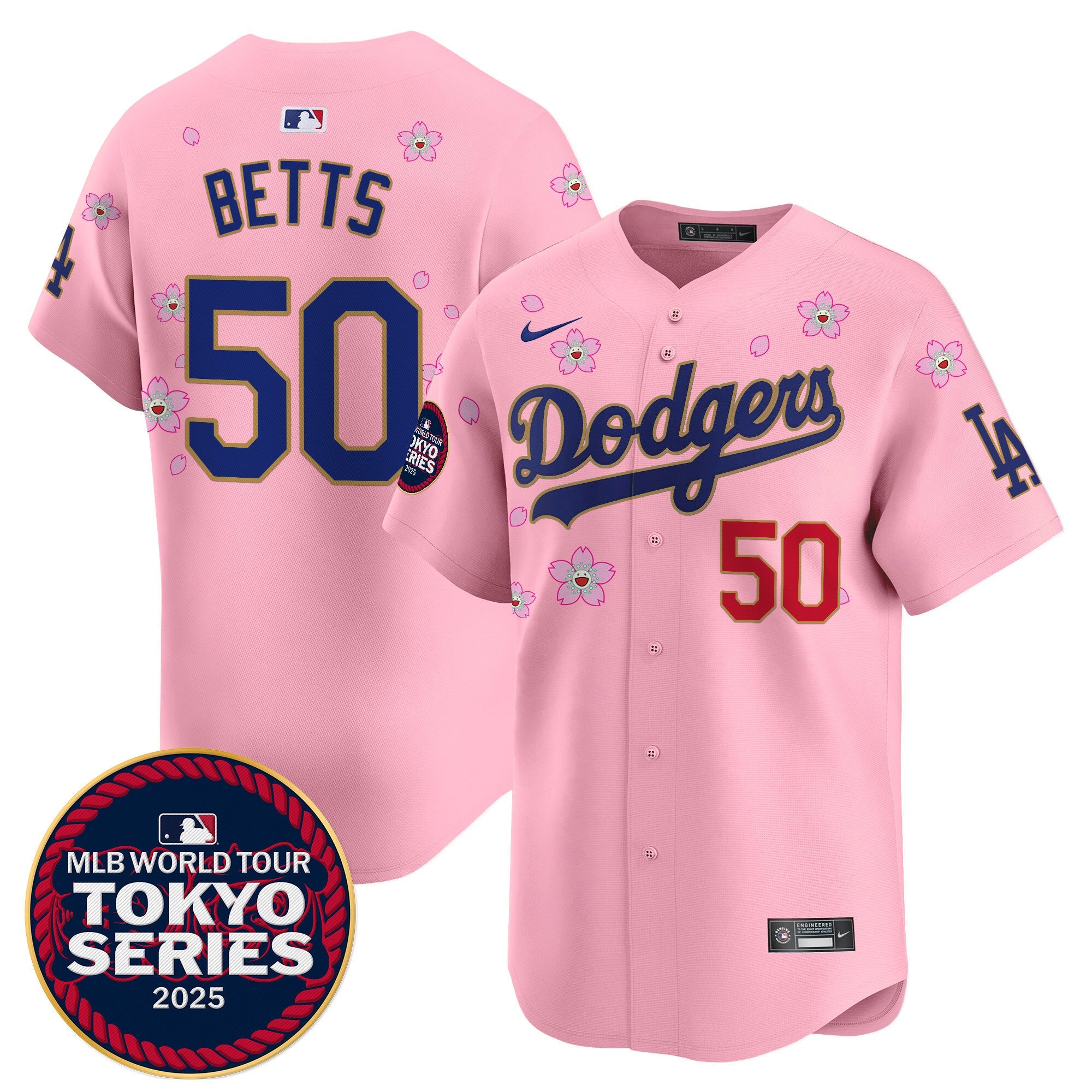 Men’s Tokyo Series 2025 Gold Trim Vapor Premier Limited Jersey – Stitched