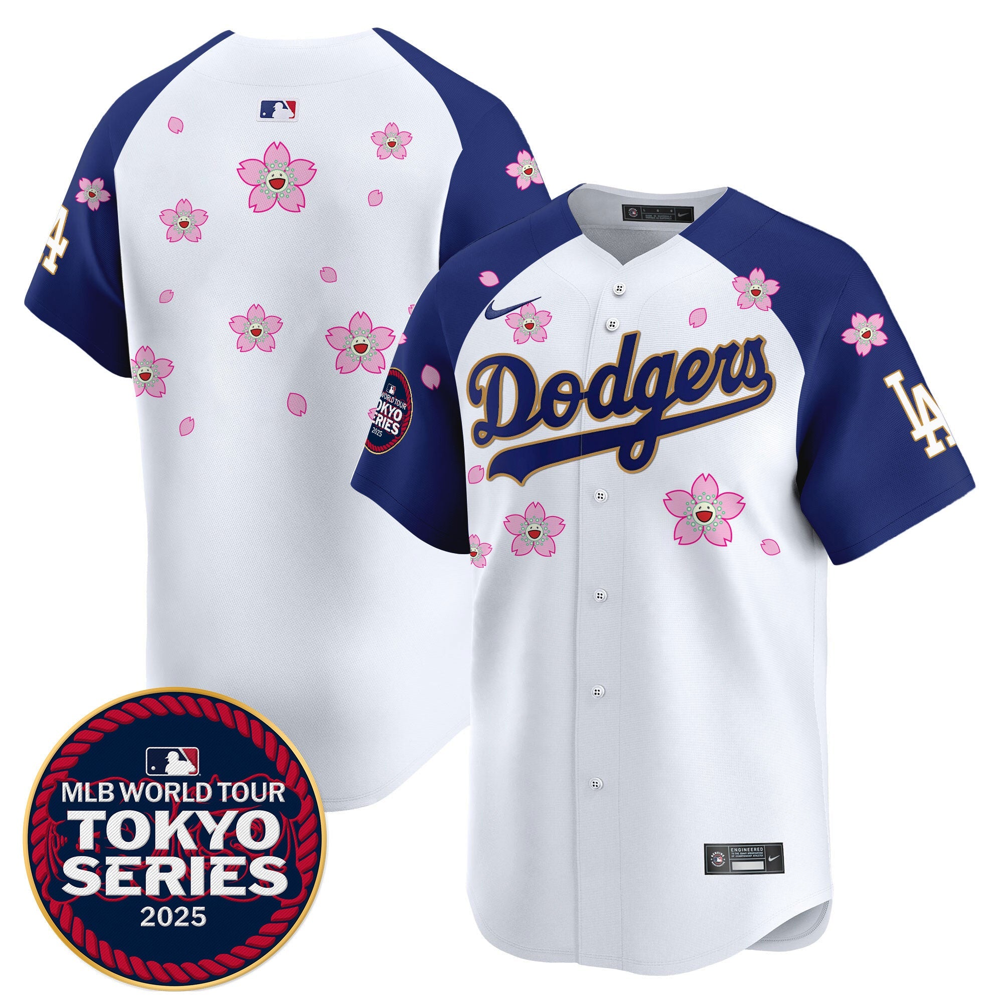 Men’s Tokyo Series 2025 Gold Trim Vapor Premier Limited Jersey – Stitched
