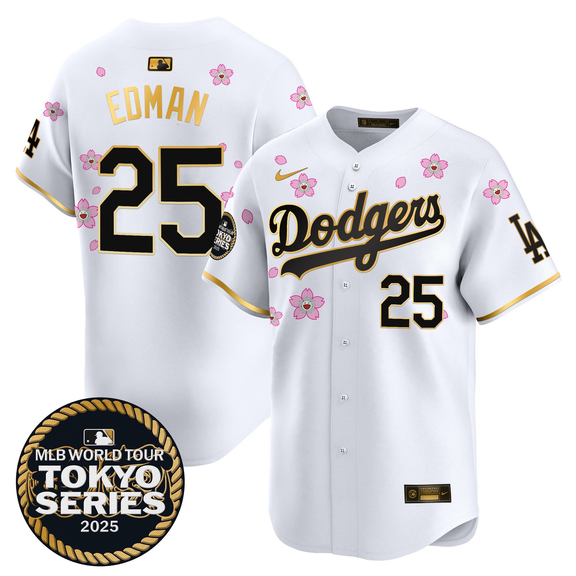 Men’s Tokyo Series 2025 Gold Trim Vapor Premier Limited Jersey V2 – Stitched