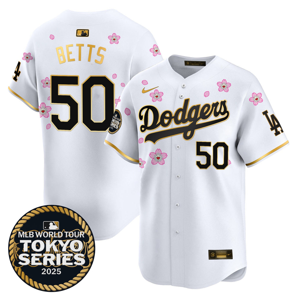 Men’s Tokyo Series 2025 Gold Trim Vapor Premier Limited Jersey V2 – Stitched