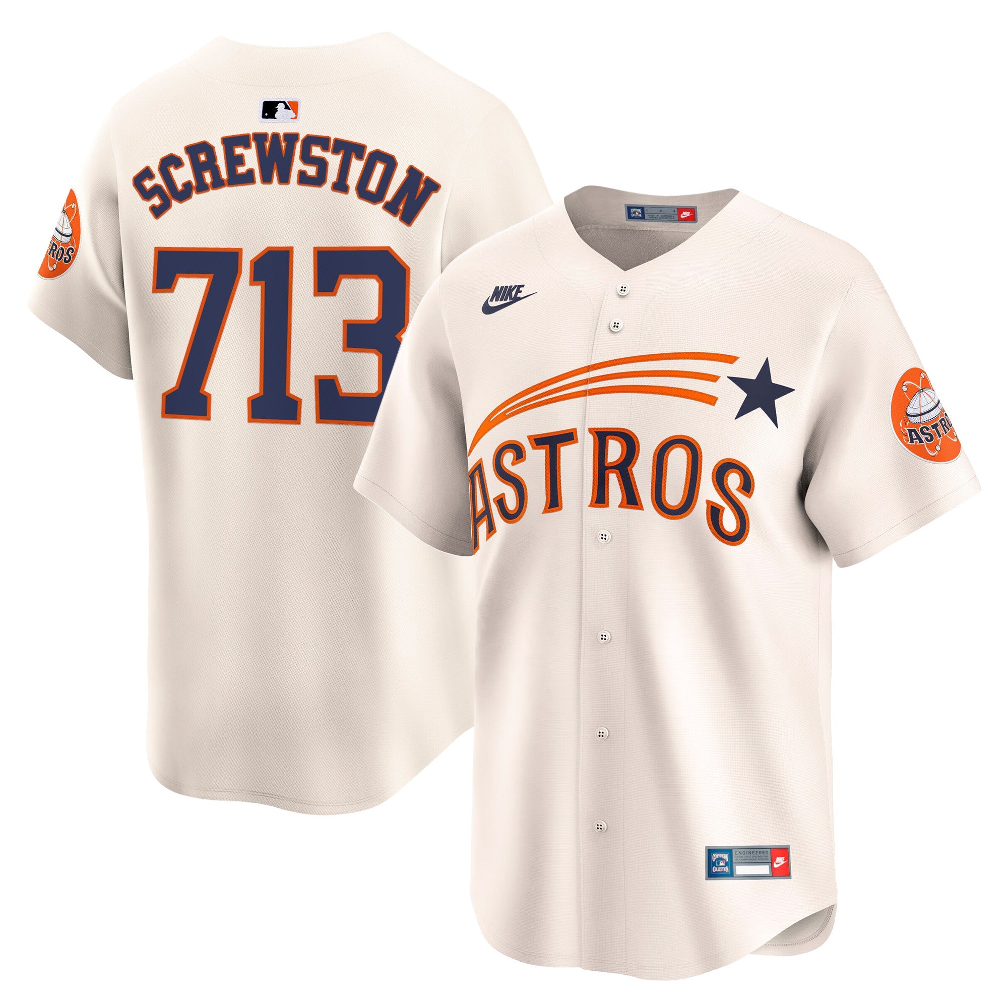 Men’s Houston Throwback Vapor Premier Limited Jersey