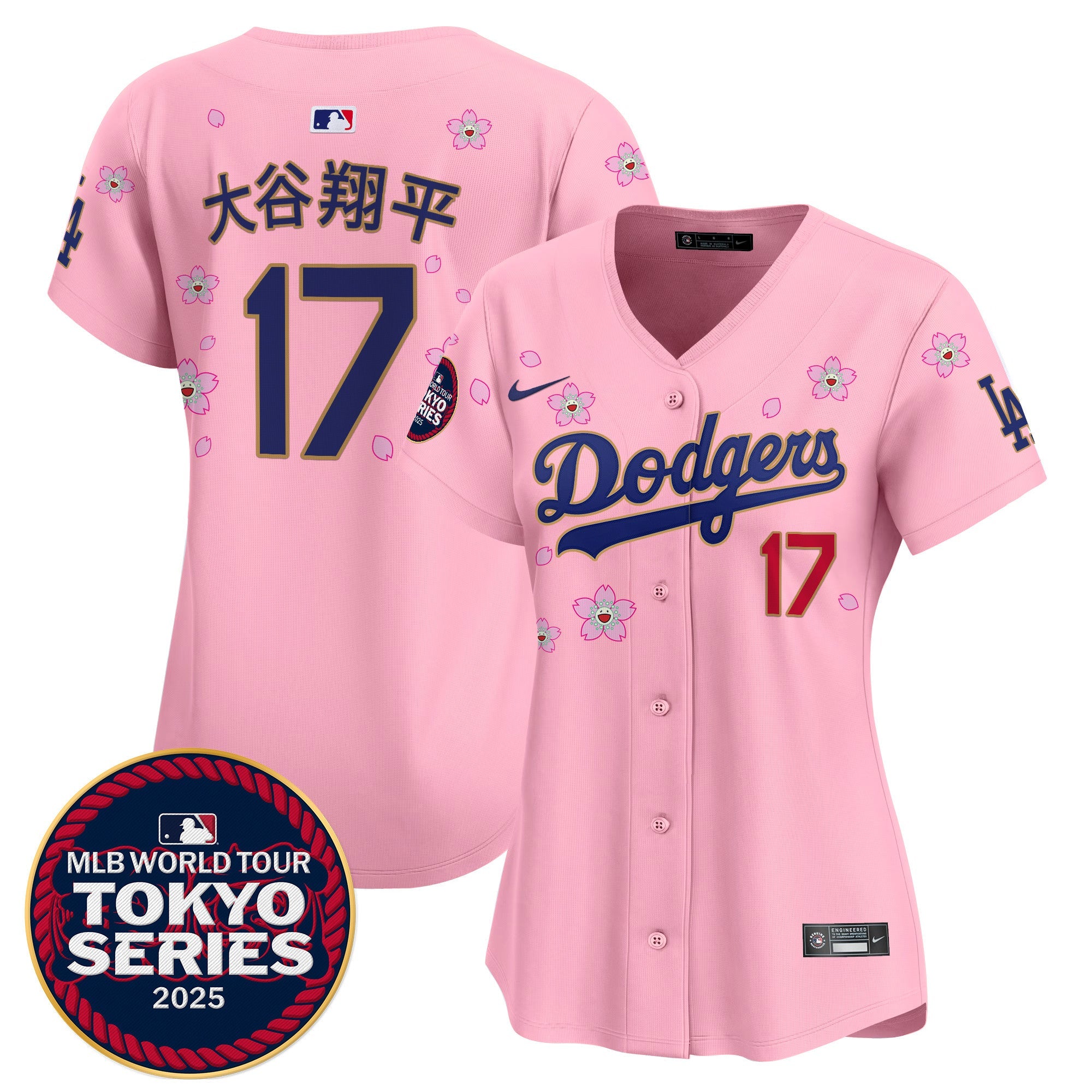 Women’s Tokyo Series 2025 Gold Trim Vapor Premier Limited Jersey – Stitched