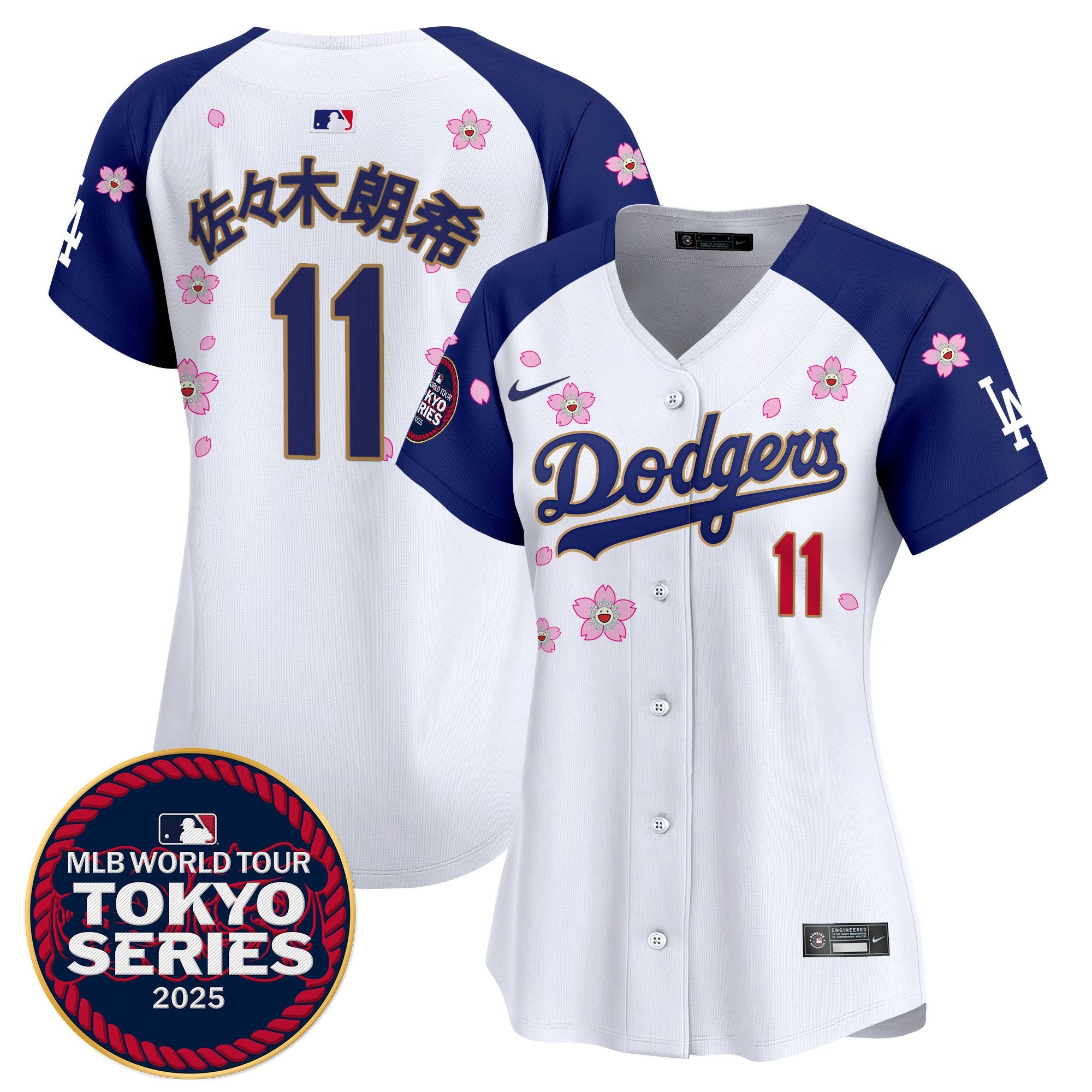 Women’s Tokyo Series 2025 Gold Trim Vapor Premier Limited Jersey – Stitched