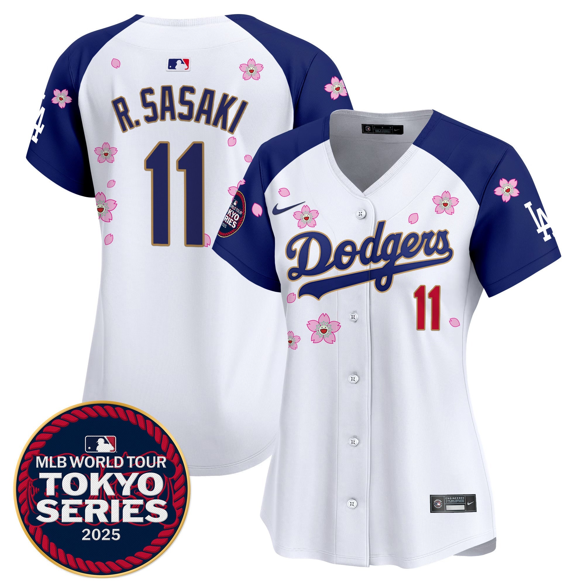 Women’s Tokyo Series 2025 Gold Trim Vapor Premier Limited Jersey – Stitched