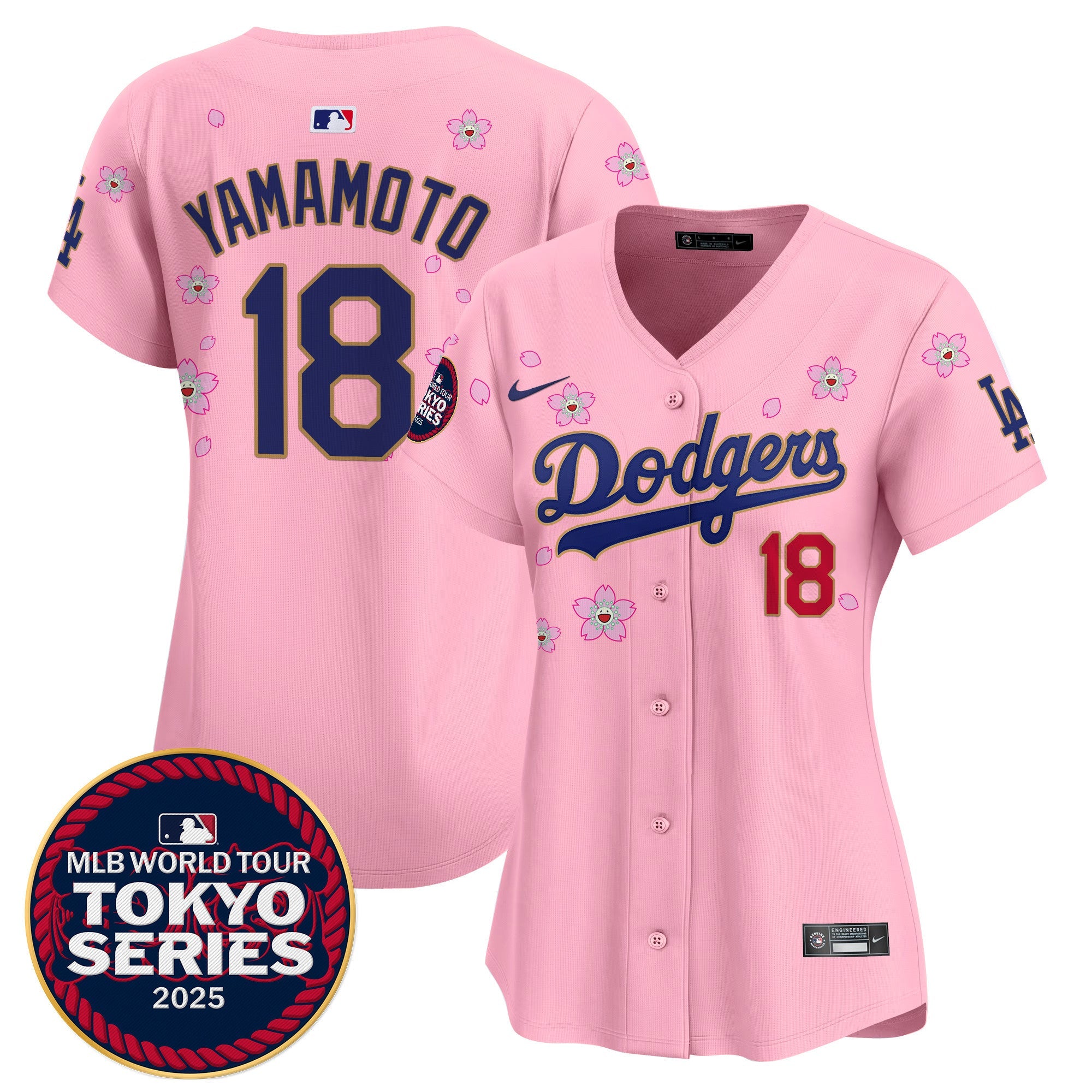 Women’s Tokyo Series 2025 Gold Trim Vapor Premier Limited Jersey – Stitched