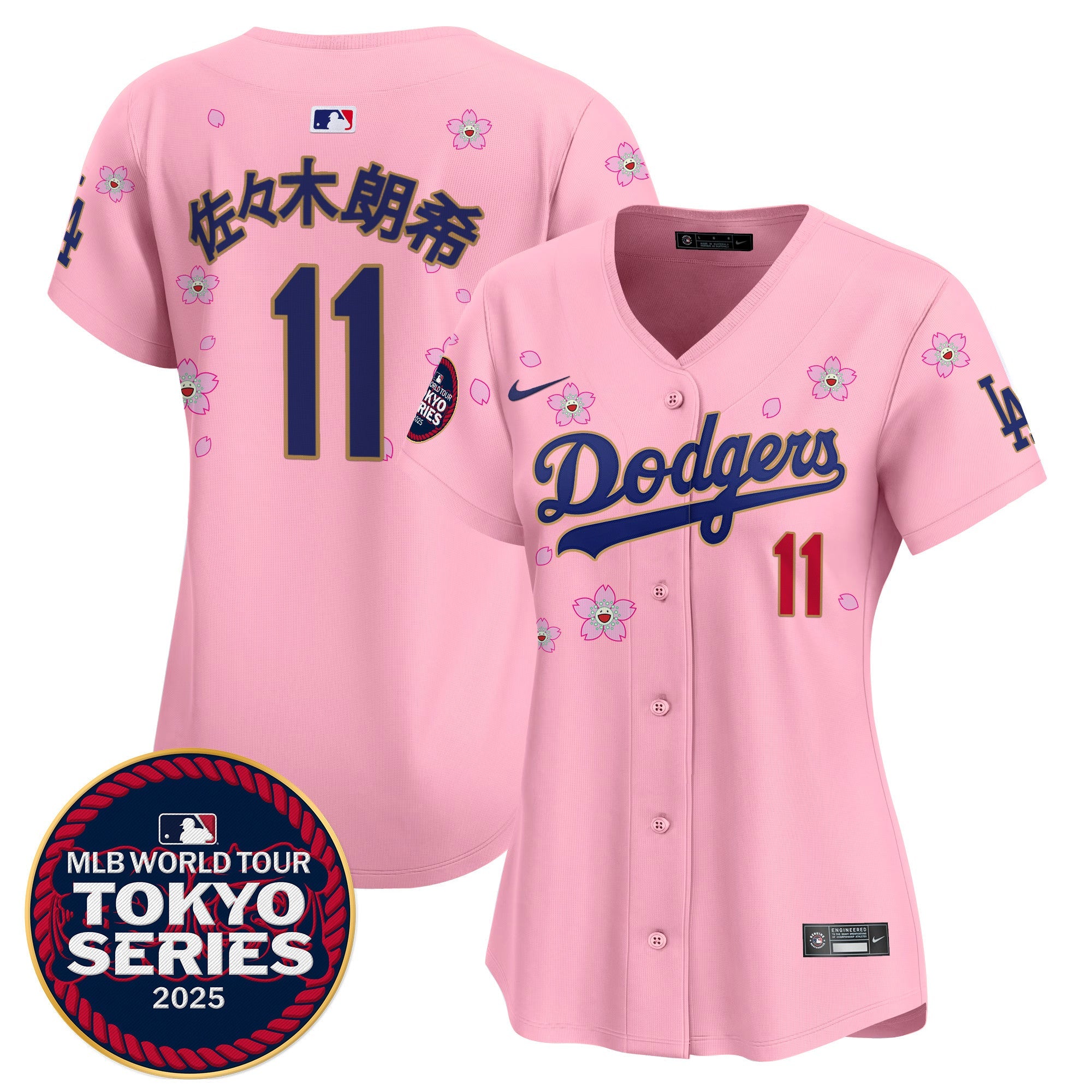 Women’s Tokyo Series 2025 Gold Trim Vapor Premier Limited Jersey – Stitched