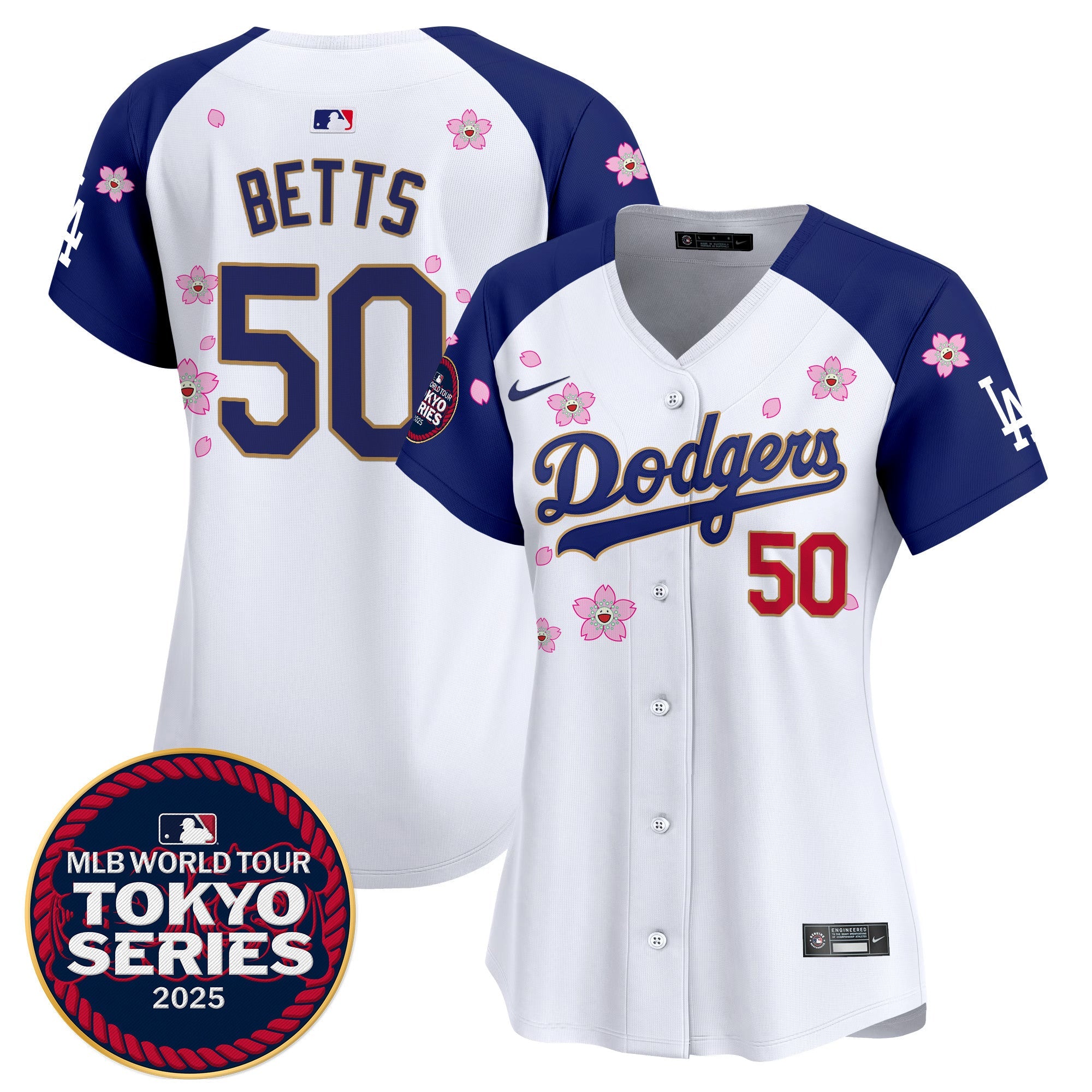 Women’s Tokyo Series 2025 Gold Trim Vapor Premier Limited Jersey – Stitched