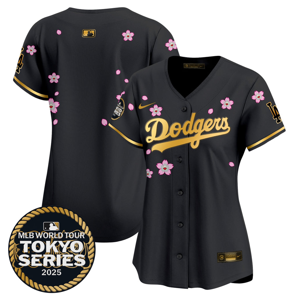Women’s Tokyo Series 2025 Gold Trim Vapor Premier Limited Jersey V2 – Stitched
