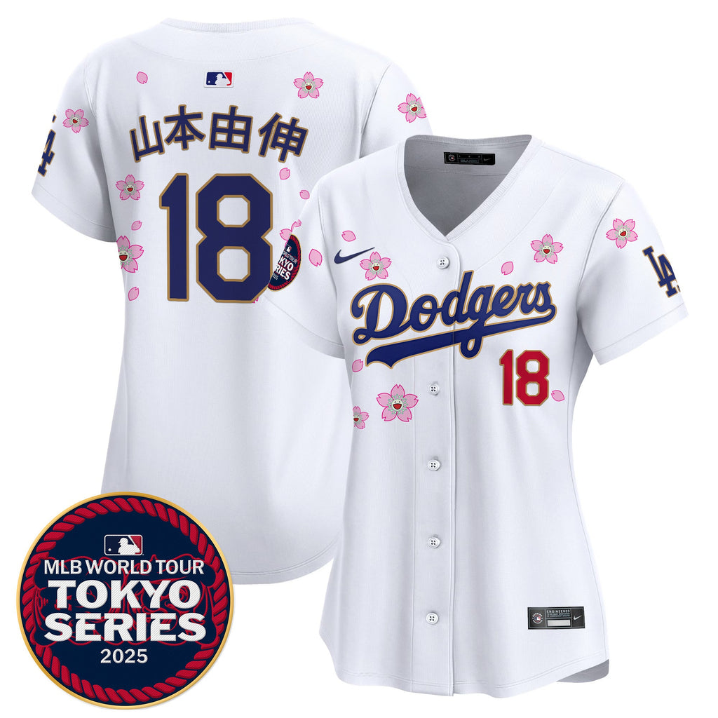 Women’s Tokyo Series 2025 Gold Trim Vapor Premier Limited Jersey V2 – Stitched