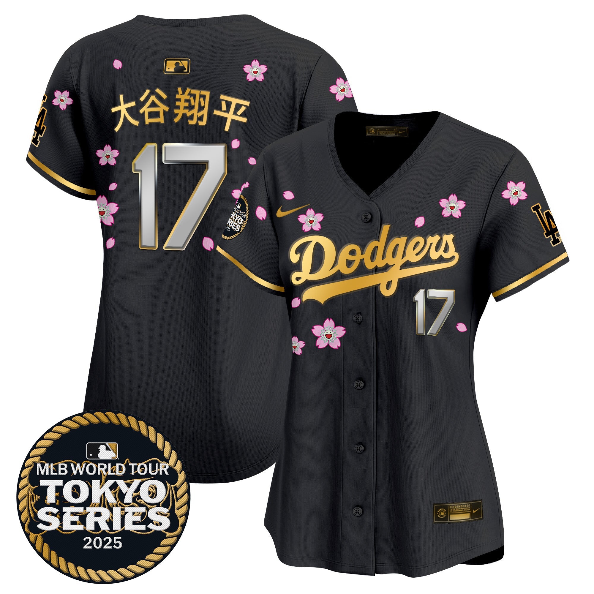 Women’s Tokyo Series 2025 Gold Trim Vapor Premier Limited Jersey V2 – Stitched